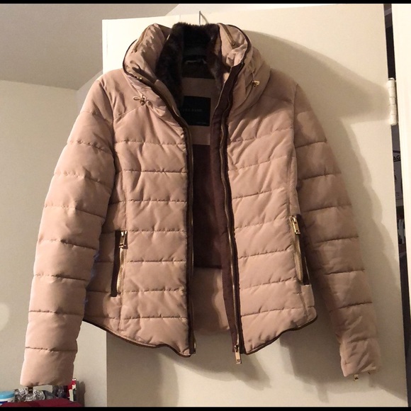 Zara Jackets & Blazers - Zara down coat w/ fur trim